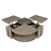 Addams 36" Lift-Top Coffee Table with Casters - Stone Harbor Grey | Table à café Addams de 36 po avec dessus relevable et roulettes - gris Stone Harbor