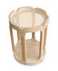 Adelaide 18" Glass Top Coffee Table - Sanibel Brown | Table à café Adelaide de 18 po avec dessus en verre - brun Sanibel