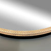 Reflections Collection LED Mirror - Matte Black|Miroir de la collection Reflections illuminé à DEL - noir mat