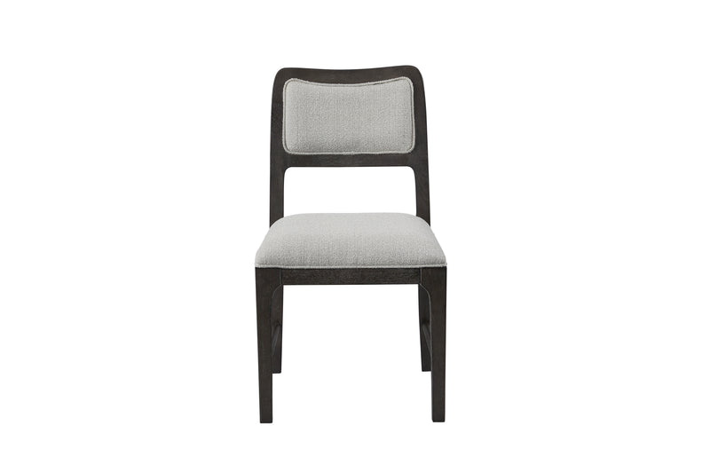 Austin Dining Chair with Polyester Fabric - Taupe/Brown 