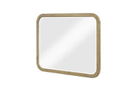 Austin Bedroom Dresser Mirror - Natural Oak Brown