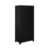 Manhattan Comfort Sheridan Modern Cane Bookcase with Adjustable Shelves - Black|Bibliothèque moderne Sheridan de Manhattan Comfort avec cannage et tablettes réglables - noire