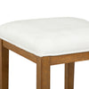 Betton 16" Stool with Wood Legs - Belgian Wheat | Tabouret Betton de 16 po avec pattes en bois - blé belge