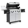 Broil King Regal™ S 590 Pro IR Natural Gas Grill with Infrared Side Burner & Rear Rotisserie Burner - 958944|Gril à gaz naturel RegalMC S 590 PRO IR de Broil King avec brûleur latéral à infrarouge et brûleur arrière de rôtisserie - 958944