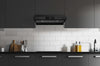 Hauslane 30" Under Cabinet Matte Black Range Hood - UC-PS18BLK-30|Hotte de cuisinière sous l'armoire Hauslane de 30 po noir mat - UC-PS18BLK-30