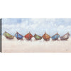Colorful Boats Acrylic Painting – 30" x 60" | Peinture acrylique « Colorful Boats » - 30 po x 60 po