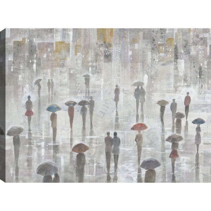 Rainy Day Canvas Wall Art - 30\" x 40\"