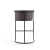 Manhattan Comfort Cosmopolitan 37.8" Metal Barstool - Pebble & Black|Tabouret bar Cosmopolitan de Manhattan Comfort de 37,8 po en métal - galet et noir