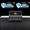 Broil King Baron 420i Shadow 4-Burner Built-In 40,000-BTU Natural Gas BBQ - 875817 Grill | Broil King Baron 420i Shadow 4-bruleurs 40 000 BTU Barbecue a gaz naturel encastre - 875817