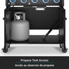 Broil King Baron 520 Pro Shadow 5-Burner 45,000-BTU Propane Gas BBQ - 675114 Grill | Broil King Baron 520 Pro Shadow 5-bruleurs 45 000 BTU Barbecue a gaz propane - 675114