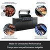 Broil King Baron 520i Shadow 4-Burner Built-In 45,000-BTU Natural Gas BBQ - 876817 Grill | Broil King Baron 520i Shadow 4-bruleurs 45 000 BTU Barbecue a gaz naturel encastre - 876817
