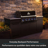 Broil King Baron 520i Shadow 4-Burner Built-In 45,000-BTU Natural Gas BBQ - 876817 Grill | Broil King Baron 520i Shadow 4-bruleurs 45 000 BTU Barbecue a gaz naturel encastre - 876817