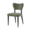 Kort & Co. Capri Dining Chair, Polyester Fabric, Metal – Green | Chaise de salle à manger Capri de Kort & Co. en tissu de polyester et en métal - verte