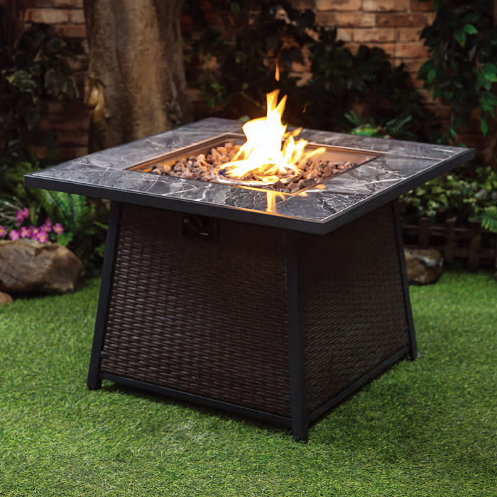 Deko Living Gas Outdoor Firepit Table 