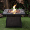 Deko Living Gas Outdoor Firepit Table |Foyer-table à gaz Deko Living pour l'extérieur