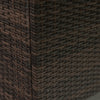 Deko Living Wicker Gas Outdoor Firepit Table |Foyer-table à gaz Deko Living pour l'extérieur avec base en osier