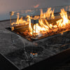 Deko Living Wicker Gas Outdoor Firepit Table |Foyer-table à gaz Deko Living pour l'extérieur avec base en osier