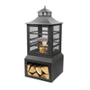 Deko Living Wood Burner Fire Pit Grill & Log Storage|Foyer-gril extérieur au bois Deko Living avec rangement pour bûches