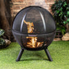 Deko Living Wood Burner Sphere Fire Pit|Foyer extérieur sphérique au bois Deko Living