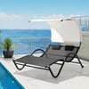 Deko Living Outdoor Lounge Daybed|Lit de repos long Deko Living pour l'extérieur