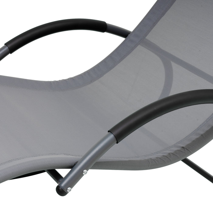 Deko Living Outdoor Rocking Lounge Chair