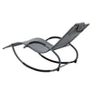 Deko Living Outdoor Rocking Lounge Chair|Chaise longue berçante Deko Living pour l'extérieur