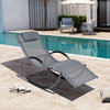 Deko Living Outdoor Rocking Lounge Chair|Chaise longue berçante Deko Living pour l'extérieur