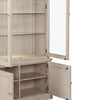Corsa 47.5” Curio Cabinet – Light Grey Oak  | Armoire vitrée Corsa de 47,5 po - Chêne gris clair | CORSLDCR
