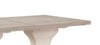 Corsa Rectangular Dining Table with Extension - Light Grey and Antique White Oak | Table de salle à manger rectangulaire Corsa avec rallonge - gris clair et chêne blanc antique | CORSLDTL