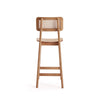 Manhattan Comfort Versailles Counter Height Barstool - Natural Cane|Tabouret bar Versailles de Manhattan Comfort de hauteur comptoir - canne naturelle