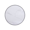 Manhattan Comfort Modern Anderson Coffee Table Upholstered Leatherette with Ceramic Faux Marble Tabletop - Grey|Table à café moderne Anderson de Manhattan Comfort avec revêtement en similicuir et dessus de table en imitation de marbre en céramique - grise