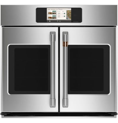 Cafe 30" 5 Cu. Ft. Electric Wall Oven with True Convection French Door – Stainless Steel - CTS90FP2ZS1 | Four mural électrique Café de 5 pi3 et de 30 po avec convection européenne véritable et portes françaises - acier inoxydable - CTS90FP2ZS1
