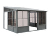 Gazebo Penguin Florence - Wall Mounted Solarium 10x16 Metal Roof|Gazebo Penguin Florence - Solarium mural 10x16 Toit d'acier