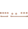 Café 48" Brushed Copper Handle and Knob Kit for Pro Range and Rangetop - CXPR8HKPTCU|Trousse de poignées et de boutons Café cuivre brossé de 48 po pour cuisinière et surface de cuisson professionnelles - CXPR8HKPTCU