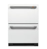 Café Brushed Stainless Under-Counter Refrigerator Handle Kit - CXQD2H2PNSS|Trousse de poignées Café acier inoxydable brossé pour réfrigérateur sous le comptoir - CXQD2H2PNSS
