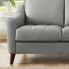 Hydeline Ersa Leather Loveseat - Grey|Causeuse Ersa de Hydeline en cuir - grise