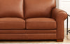 Hydeline Brookfield Leather Loveseat - Brown|Causeuse Brookfield de Hydeline en cuir - brune