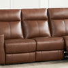 Hydeline Vienna Power Reclining Sofa - Brown|Sofa à inclinaison électrique Vienna de Hydeline - brun