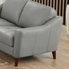 Hydeline Ersa Leather Loveseat - Grey|Causeuse Ersa de Hydeline en cuir - grise