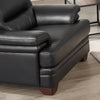 Hydeline Luxor Leather Chair - Black|Fauteuil Luxor de Hydeline en cuir - noir