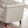 Hydeline Bodie Leather Loveseat - Vanilla|Causeuse Bodie de Hydeline en cuir - vanille