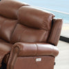 Hydeline Royce Power Reclining Sofa - Brown|Sofa à inclinaison électrique Royce de Hydeline - brun