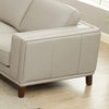 Hydeline Lyon Leather Loveseat - Vanilla|Causeuse Lyon de Hydeline en cuir - vanille