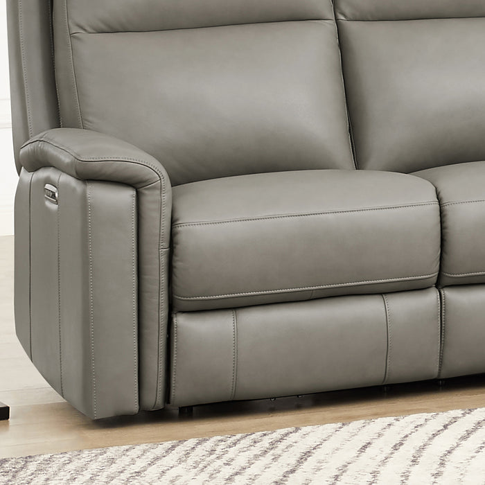 Hydeline Stanfield Power Reclining Loveseat - Grey