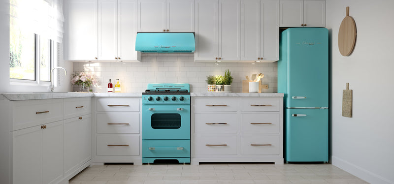 Classic Retro by Unique 7 Cu. Ft. Bottom Freezer Refrigerator - UGP-215L T AC