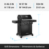 Broil King Crown 410 Shadow 4-Burner 40,000-BTU Propane Gas BBQ - 865054 Grill | Broil King Crown 410 Shadow 4-bruleurs 40 000 BTU Barbecue a gaz propane - 865054