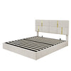 Nicole 2 Piece Bedroom Set With Upholstered Platform Bed And Ottoman Bench,queen Size,beige Queen Bed | Ensemble De Chambre Nicole 2 Pieces Avec Lit Plateforme Tapisse Et Banc Coffre, Taille Queen, Beige