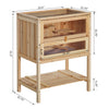 Pawhut Fir Wood Hamster Cage Mouse Rats Small Animals Exercise Play House With 3 Tiers|Pawhut D51-049 Cage De Hamster En Bois De Sapin Souris Rats Petits Animaux Exercice Maison De Jeu Av