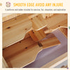 Pawhut Fir Wood Hamster Cage Mouse Rats Small Animals Exercise Play House With 3 Tiers|Pawhut D51-049 Cage De Hamster En Bois De Sapin Souris Rats Petits Animaux Exercice Maison De Jeu Av