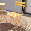 Lausaint Bistro Folding Three-Piece Set Yellow Patio Seating Package | Ensemble bistro pliant 3 pieces Lausaint jaune